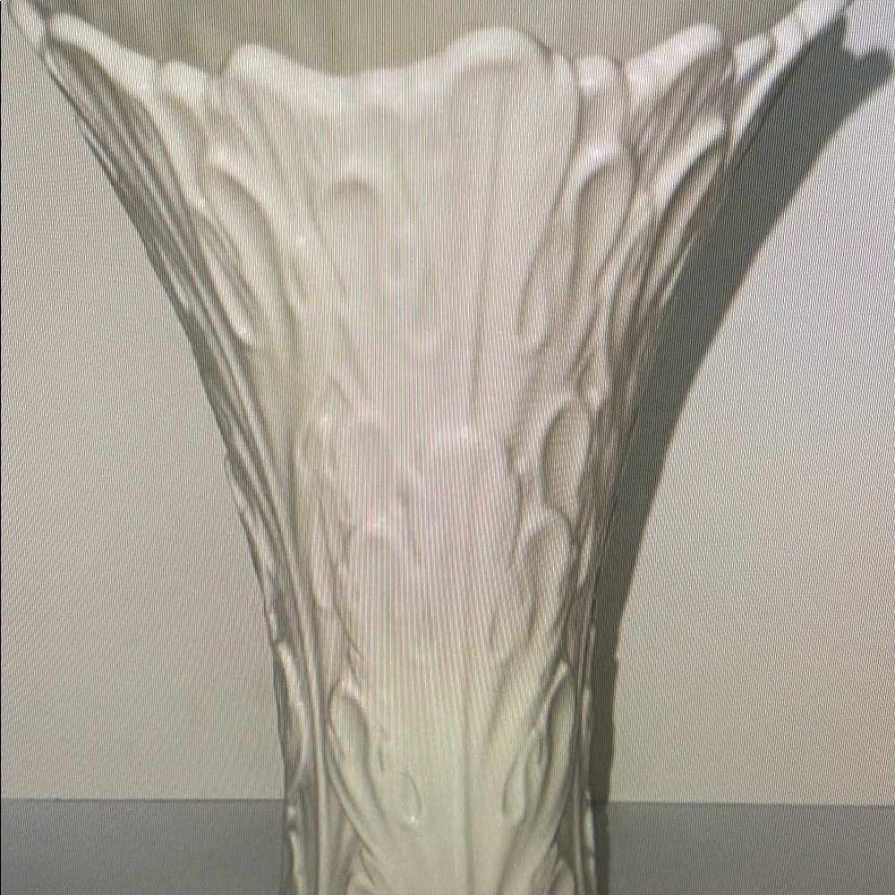 Elegant White Ceramic Vase